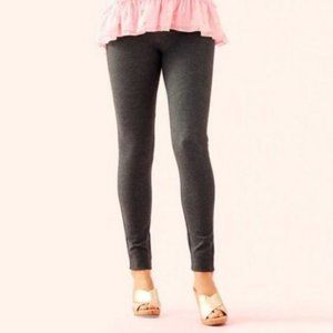 Lilly Pulitzer Grey Nira Skinny Stretch Leggings Comfortable Athleisure Size S